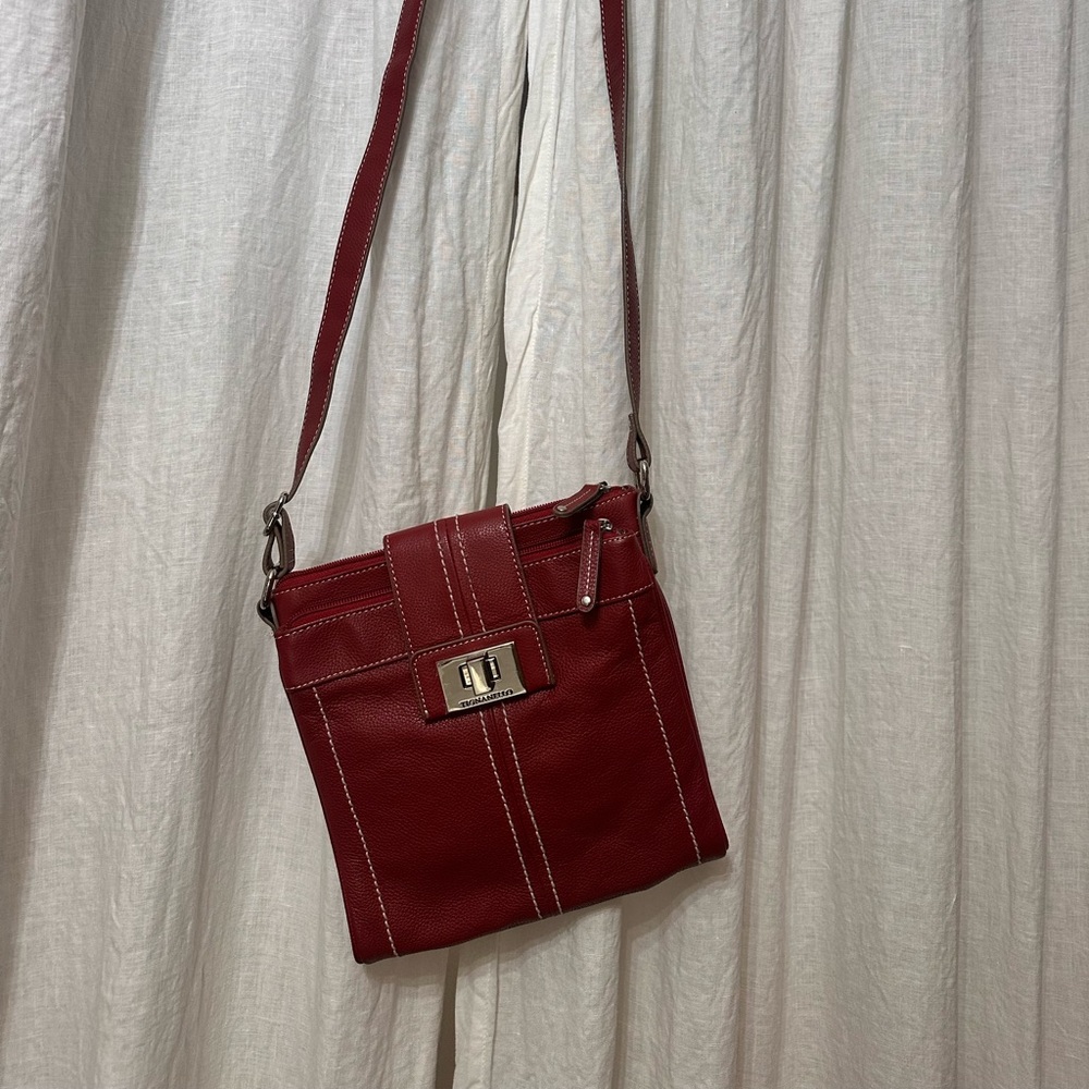 Red crossbody